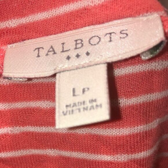 TALBOTS coral zip front vest - Picture 7 of 8